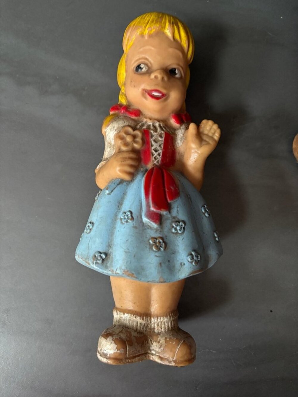 Vintage creepy rubber doll
